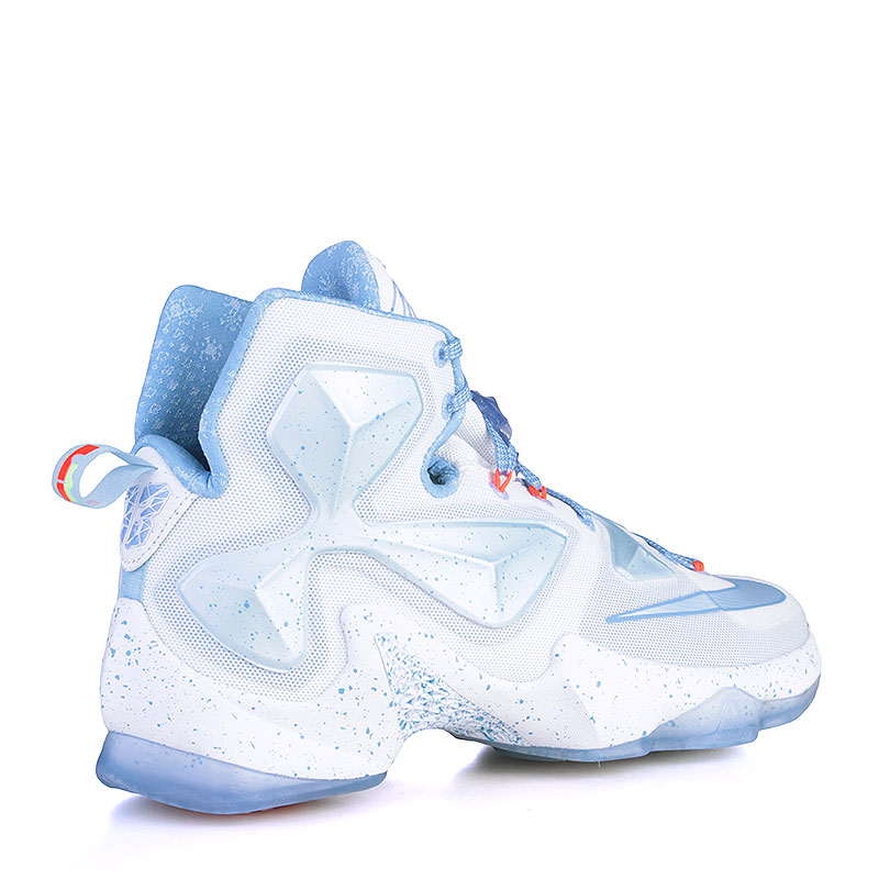 мужские белые баскетбольные кроссовки Nike Lebron XIII XMAS 816278-144 - цена, описание, фото 2